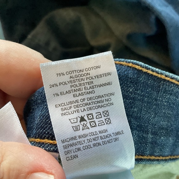 Lucky Brand 121 Slim Straight Jeans Dark Wash Blue Mens Size 38 x 30 - Picture 10 of 11